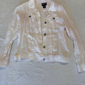 Jones & Co 100% linen cream jacket